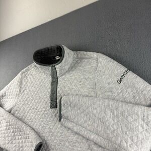 Marine Layer Pullover Men's M Gray Corbet Reversible Quilted Snap Casual Company